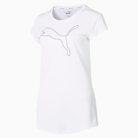 Active Heather dryCELL T-Shirt, Puma White Heather, small-IND