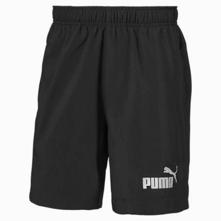 Essentials Woven Boys' Shorts, Puma Black, small-SEA