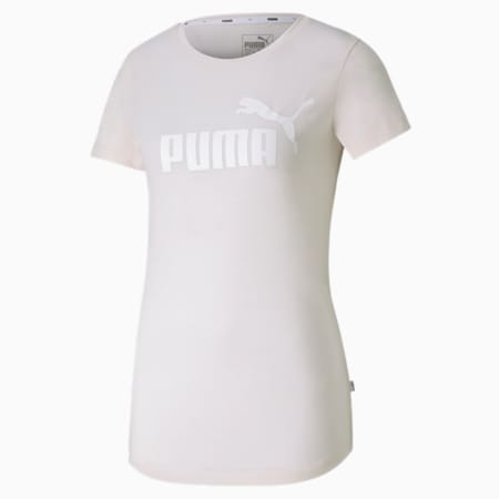 puma active logo heather tee