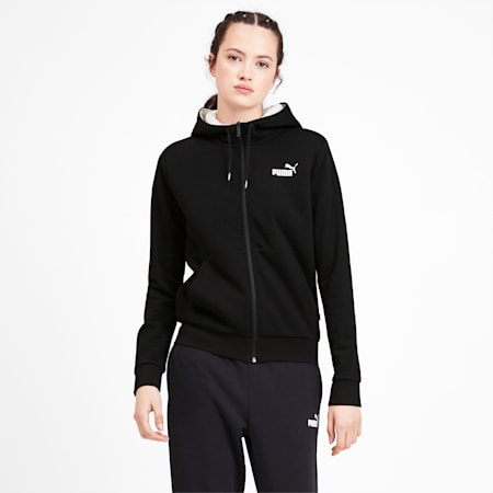 black sherpa hooded jacket