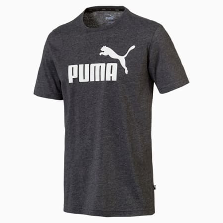 Men's Heather T-Shirt, Puma Black Heather, small-SEA