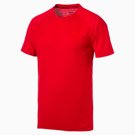 Evostripe Move Men's Tee, High Risk Red, small-SEA