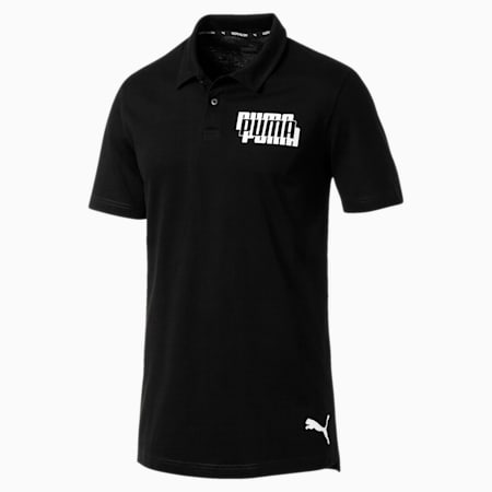 Modern Men Sports Polo, Puma Black, small-SEA