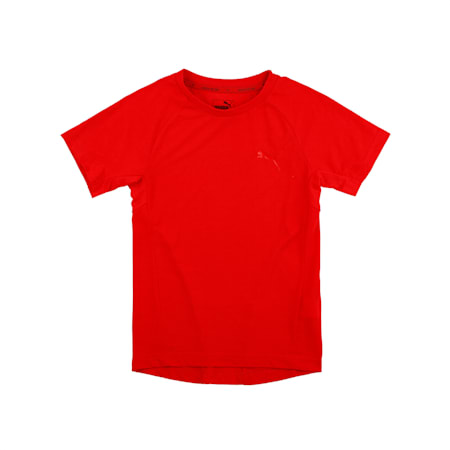 Evostripe Boys' Tee, High Risk Red, small-IND