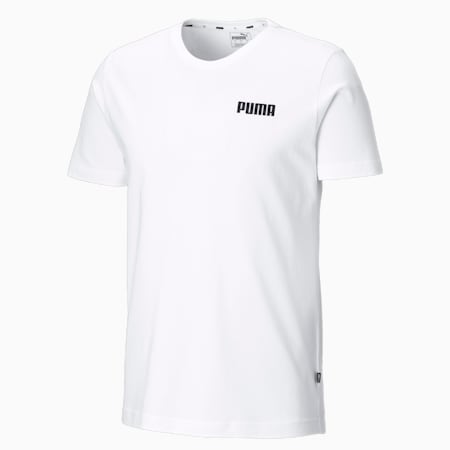 PUMA Essential Small Logo Men's T-Shirt, Puma White, small-IND