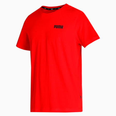 PUMA Essential Small Logo Men's T-Shirt, Puma Red, small-IND