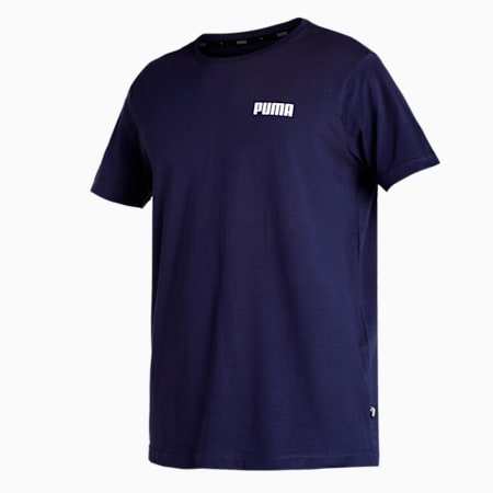 PUMA Essential Small Logo Men's T-Shirt, Peacoat, small-IND