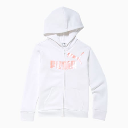 girls zip up fleece