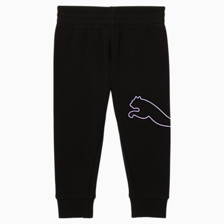 Pantalones deportivos de polar de algodón Core para bebés, PUMA BLACK, pequeño