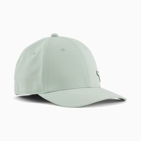 PUMA Sonic Stretch Fit Baseball Hat, LT PASTEL GREEN, small