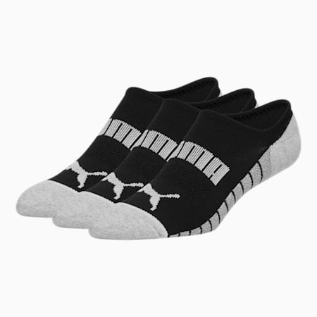 Men's Terry Low Cut Socks (3 Pack), BLACK COMBO, small