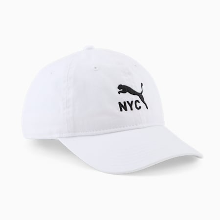 PUMA NYC Core Cap, WHITE/BLACK, small