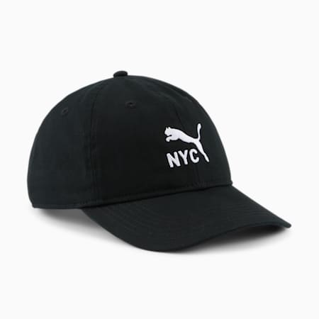 PUMA NYC Core Cap, BLACK/WHITE, small