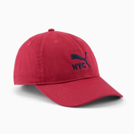 PUMA NYC Core Cap, RED/NAVY, small