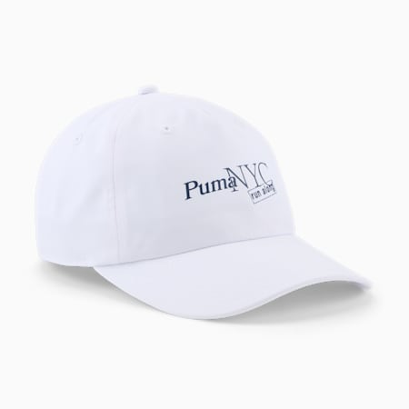 PUMA NYC Run Along Women's Cap, WHITE, small