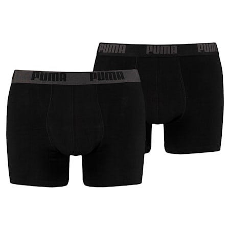 Basic Short Boxer  2 Pack, black / black, small