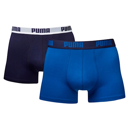 Basic Short Boxer  2 Pack, true blue, small-AUS