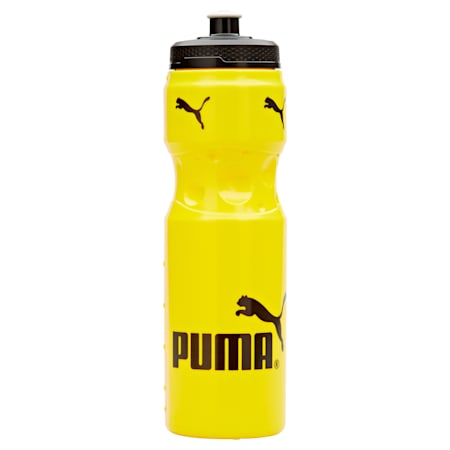 PUMA Training Water Bottle, Cosmic Yellow-Black, small-AUS