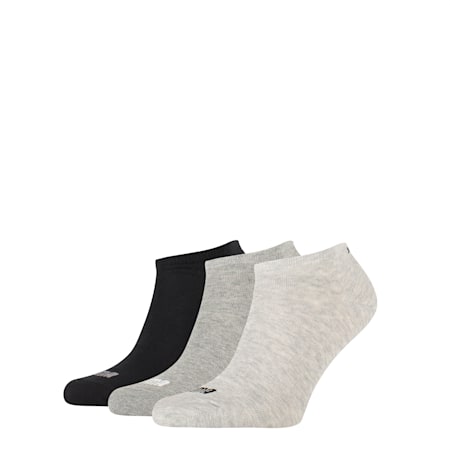 Basic Trainers Socks 3 Pack, light grey melange, small-SEA