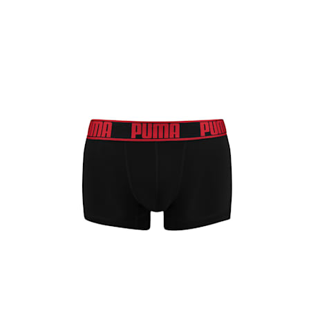 Men's Active Trunk 1 Pack, black/red, small-SEA