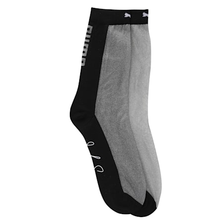 SG x PUMA Transparent Front Crew Socks [1 Pair], black, small-IND