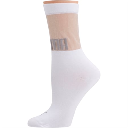 Download PUMA x SG Transparent Top Crew Socks (1 Pair) | white ...