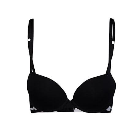 puma triangle padded bralette