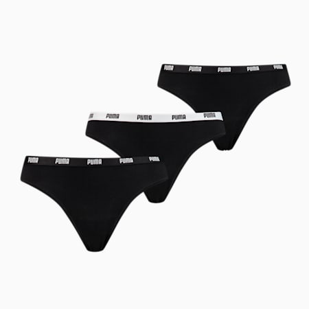 PUMA String voor Dames, set van 3 stuks, black, small