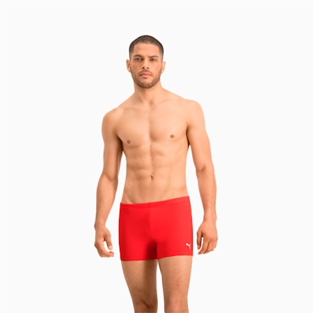 PUMA Swim Classic Men's Swimming Trunks, red, small