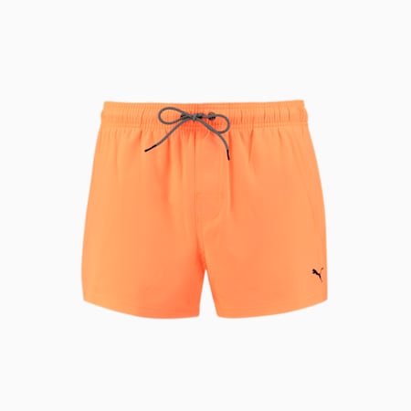 PUMA Men's Short Length Swimming Shorts, orange, small-GBR