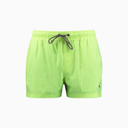 PUMA Men's Short Length Swimming Shorts, Yellow Alert, small