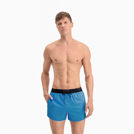 Bañador corto de hombre con logotipo de PUMA, bright blue, small