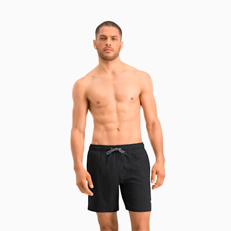 PUMA Swim Badeshorts Herren, black, small