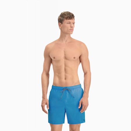 PUMA Swim Mid-Length Men's Swimming Shorts, bright blue, small