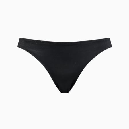 PUMA Swim Women's Classic Bikini Bottom, black, small-GBR