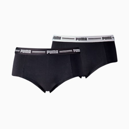 Mini-boxershorts voor dames 2-delig, black, small
