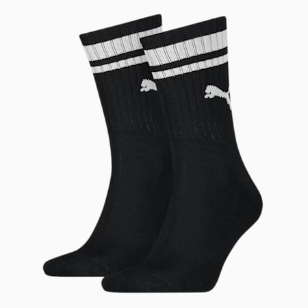 PUMA 2Pck Cat Logo Chaussettes Blanches Pour Femmes - EU 35-38