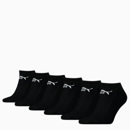 PUMA Elements Sneaker Socks 6 Pack, black, small-NZL
