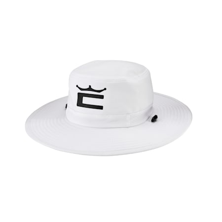 Tour Crown Aussie Bucket Hat, White-Black, small-AUS