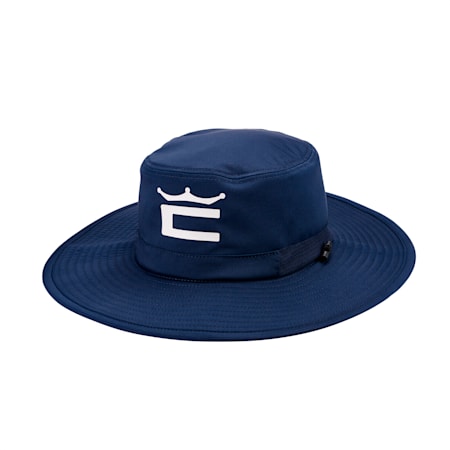 Tour Crown Aussie Bucket Hat, Navy Blazer-Bright White, small-AUS