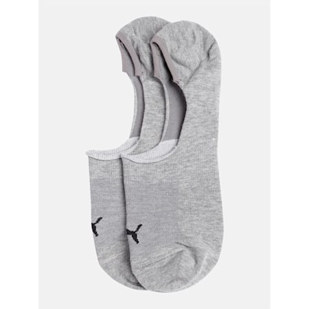 PUMA Footie Women's Socks Pack of 2, Middle Grey Melange, small-IND