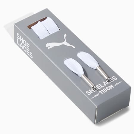 PUMA Laces with Metallic Tips, White, small-SEA