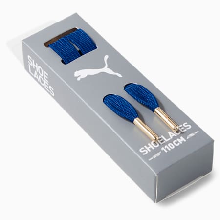 PUMA Laces with Metallic Tips, New Navy, small-SEA