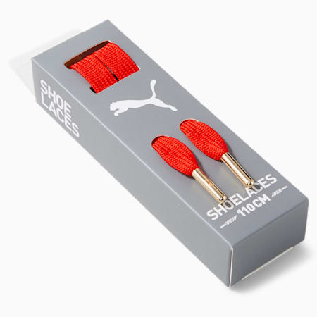 PUMA Laces with Metallic Tips, High Risk Red, small-PHL