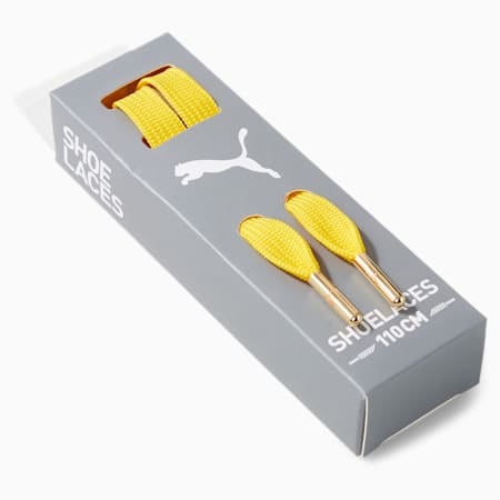 PUMA Laces with Metallic Tips, Dandelion, small-PHL