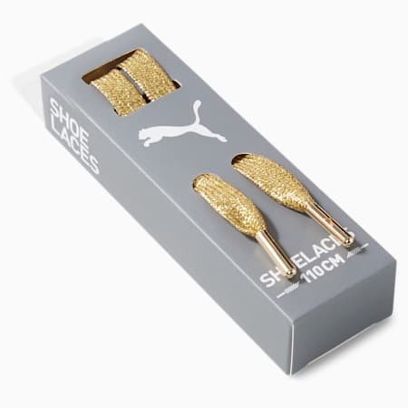 PUMA Laces with Metallic Tips, Metallic Gold, small-PHL