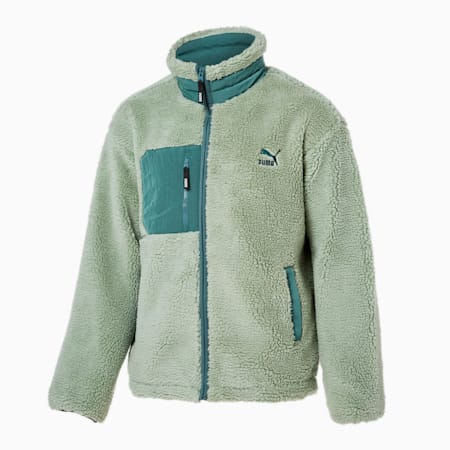 아웃포켓 쉐르파 자켓/Out Pocket Sherpa Jacket, jadeite, small-KOR
