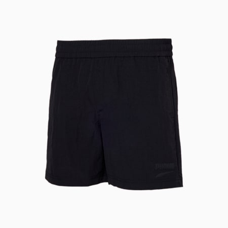푸마 웨이브 우븐 5" 쇼츠/Puma Wave Woven 5" Shorts, puma black, small-KOR