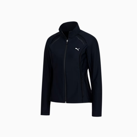 여성 마하 트리코트 본딩 트레이닝 자켓/Mach Tricot B.D TR Jacket W, Puma Black, small-KOR