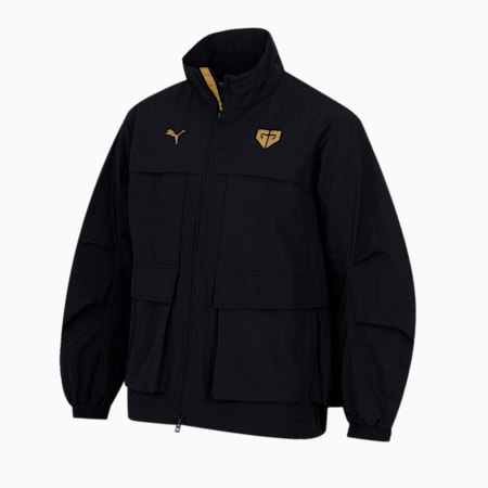 젠지 오버사이즈 우븐 자켓/ Gen.G Oversized Woven Jacket, Puma Black, small-KOR